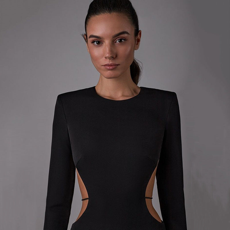 Autumn New Fashion High Split Long Dress