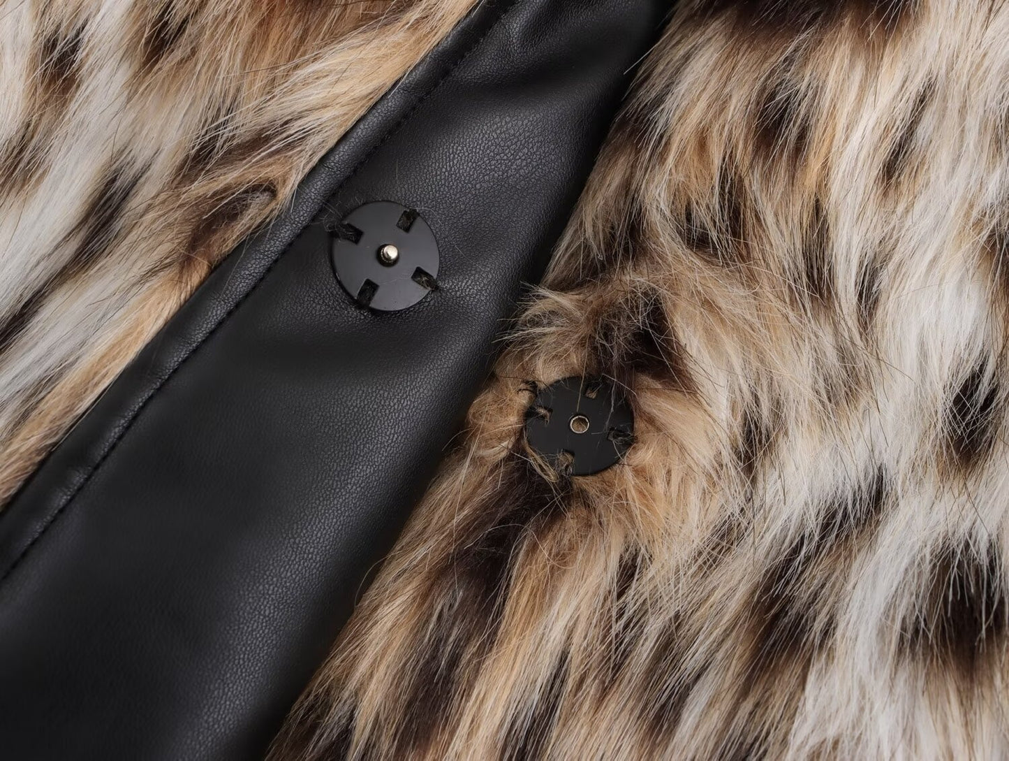 Women's Winter Fake Fur Leopard Coat