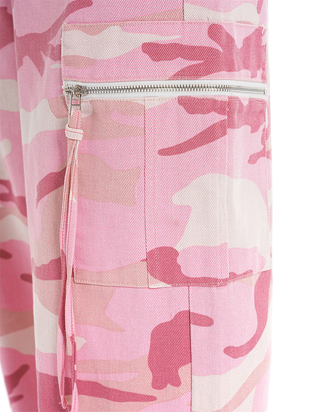 American High Street Camouflage Workwear Wide Leg Pants