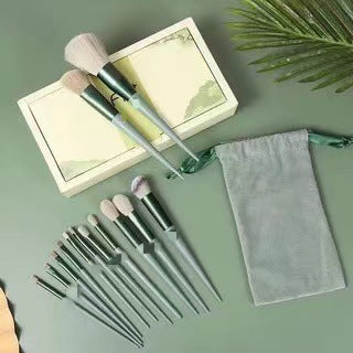 Juego de 13 brochas de maquillaje, brocha para corrector, brocha para rubor, brocha para sombra de ojos, iluminador, brocha para base, herramientas de belleza cosméticas